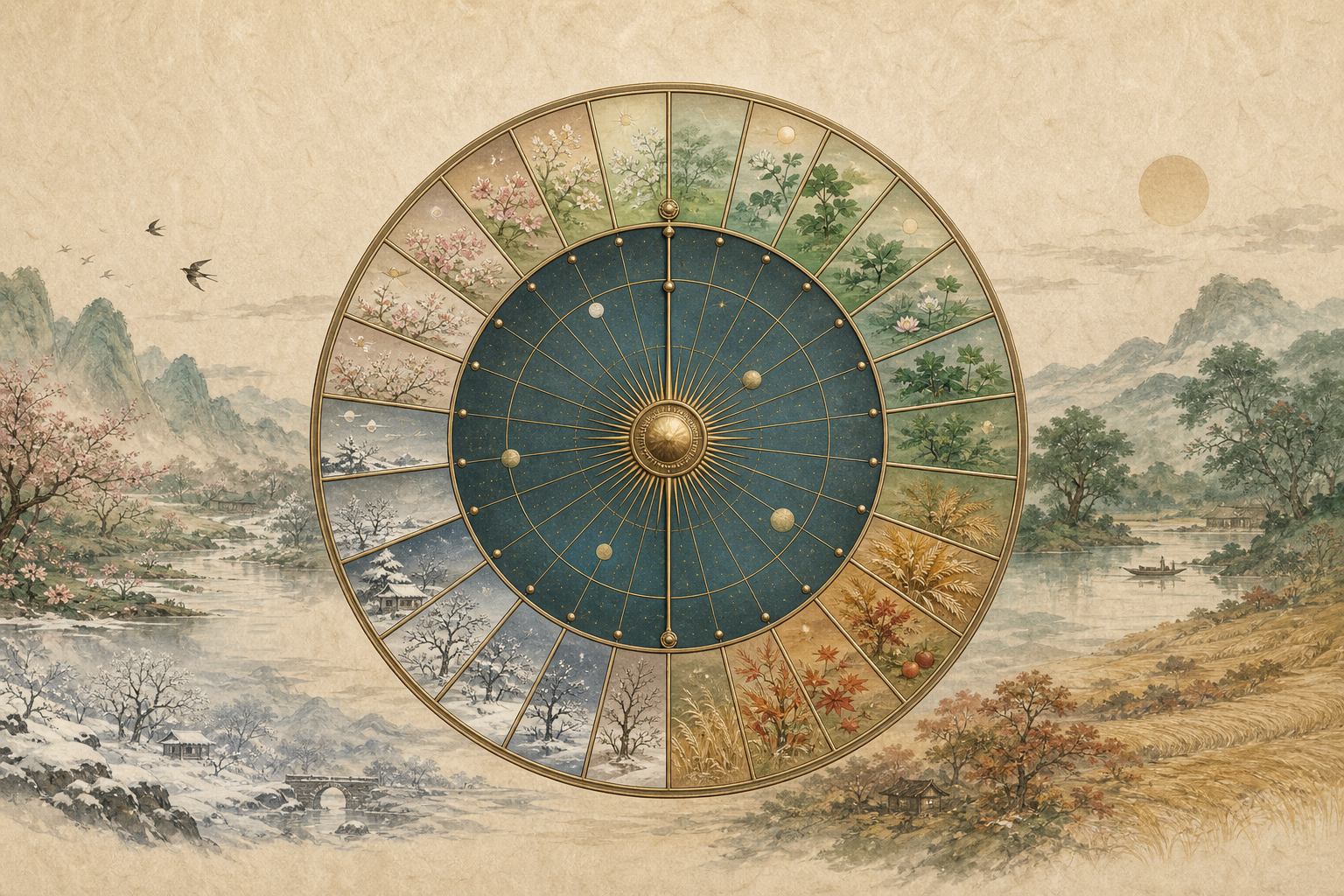 Cover image for The 24 Solar Terms: A Complete Guide to the Traditional Chinese Seasonal Calendar